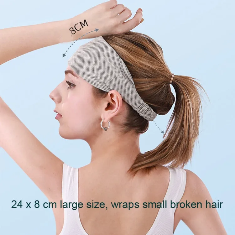 3 PCS Cold Feeling Sports Hairband Fitness Sweat-absorbing Belt(624 Light Blue)