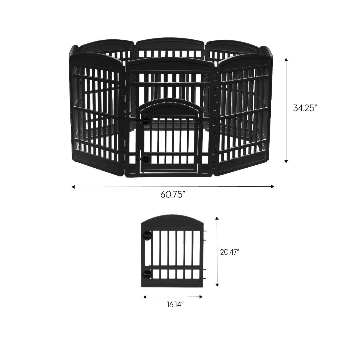 34-inch Pet Plastic Playpen