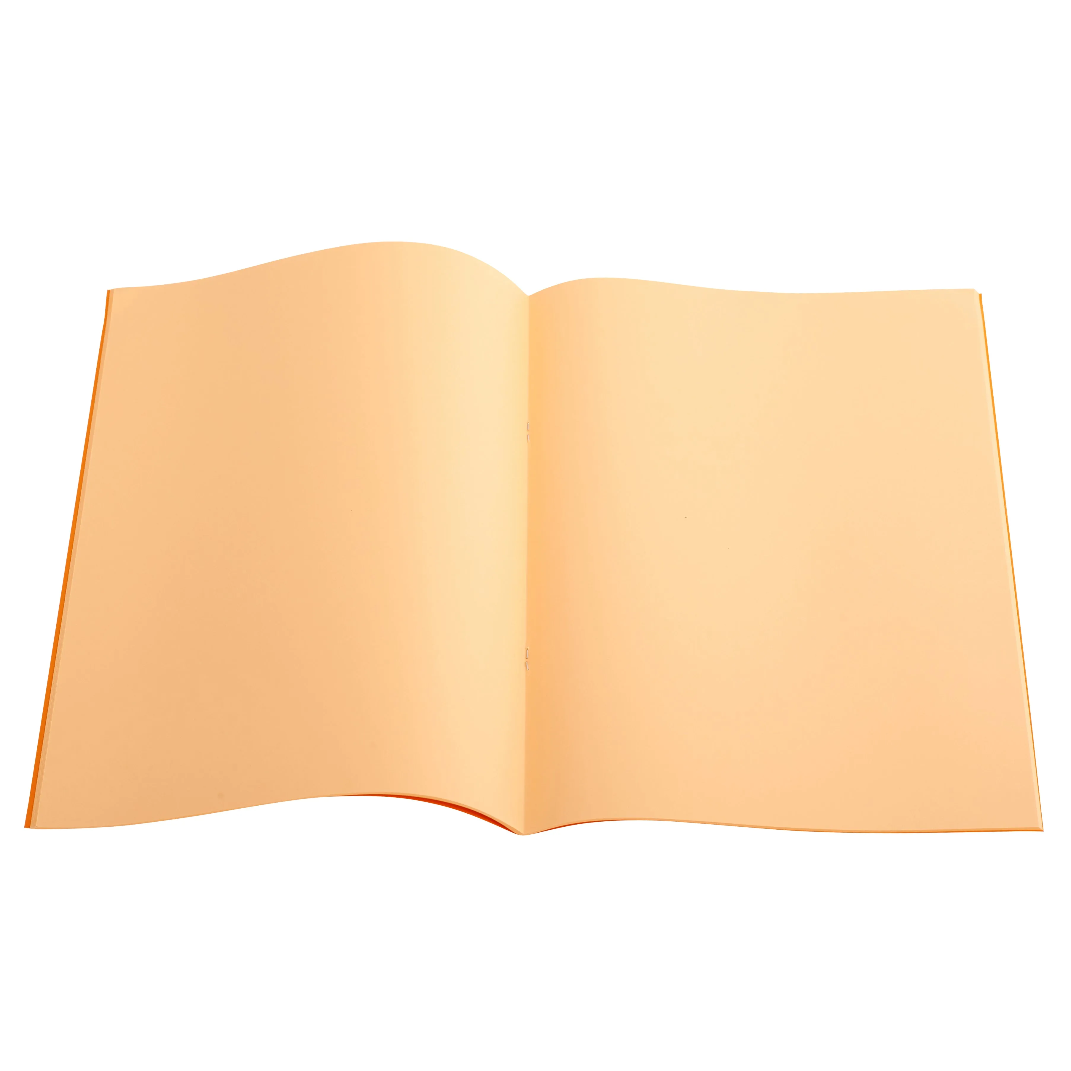 A4 - Plain Tinted Paper - Exercise Books (Orange Cover)