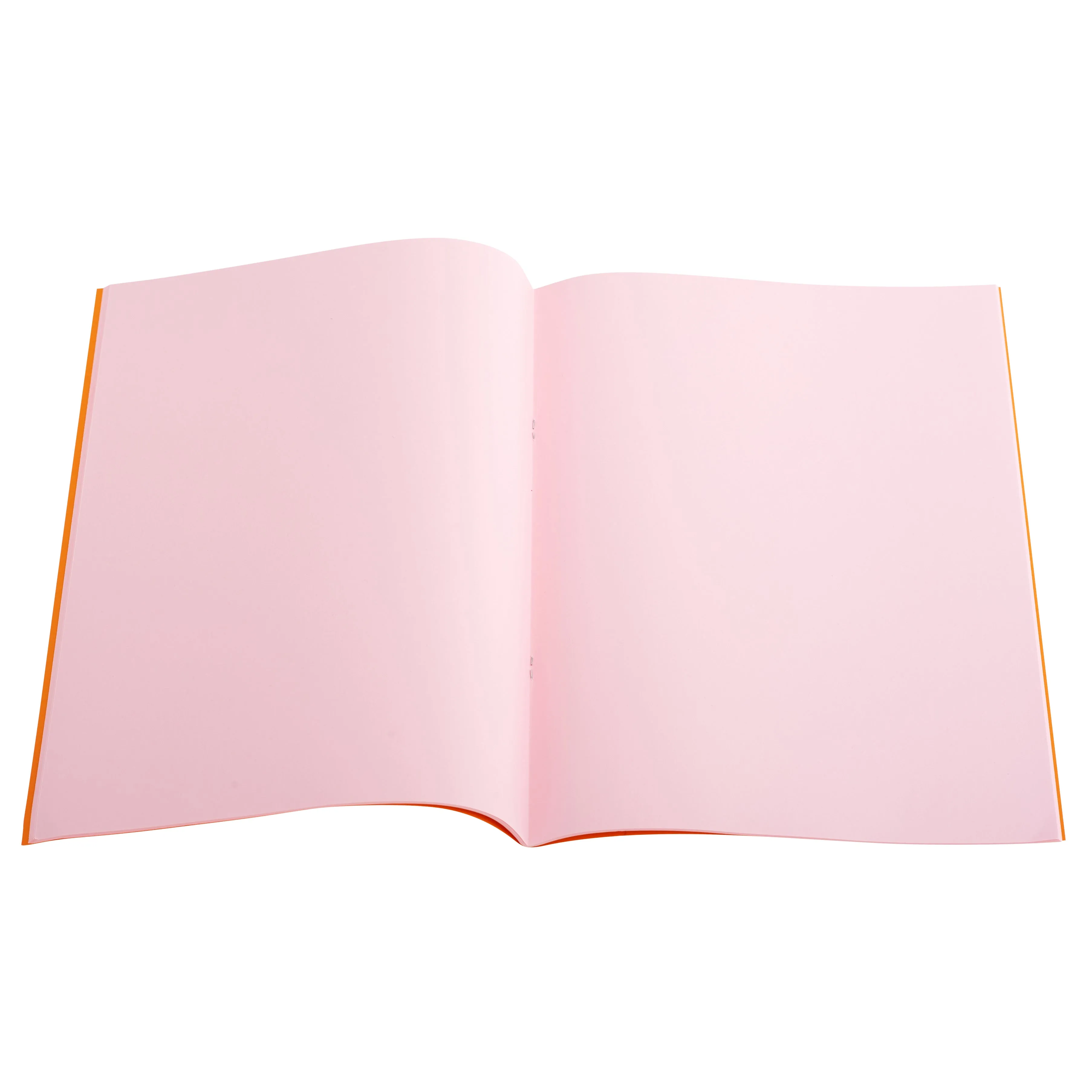 A4 - Plain Tinted Paper - Exercise Books (Orange Cover)