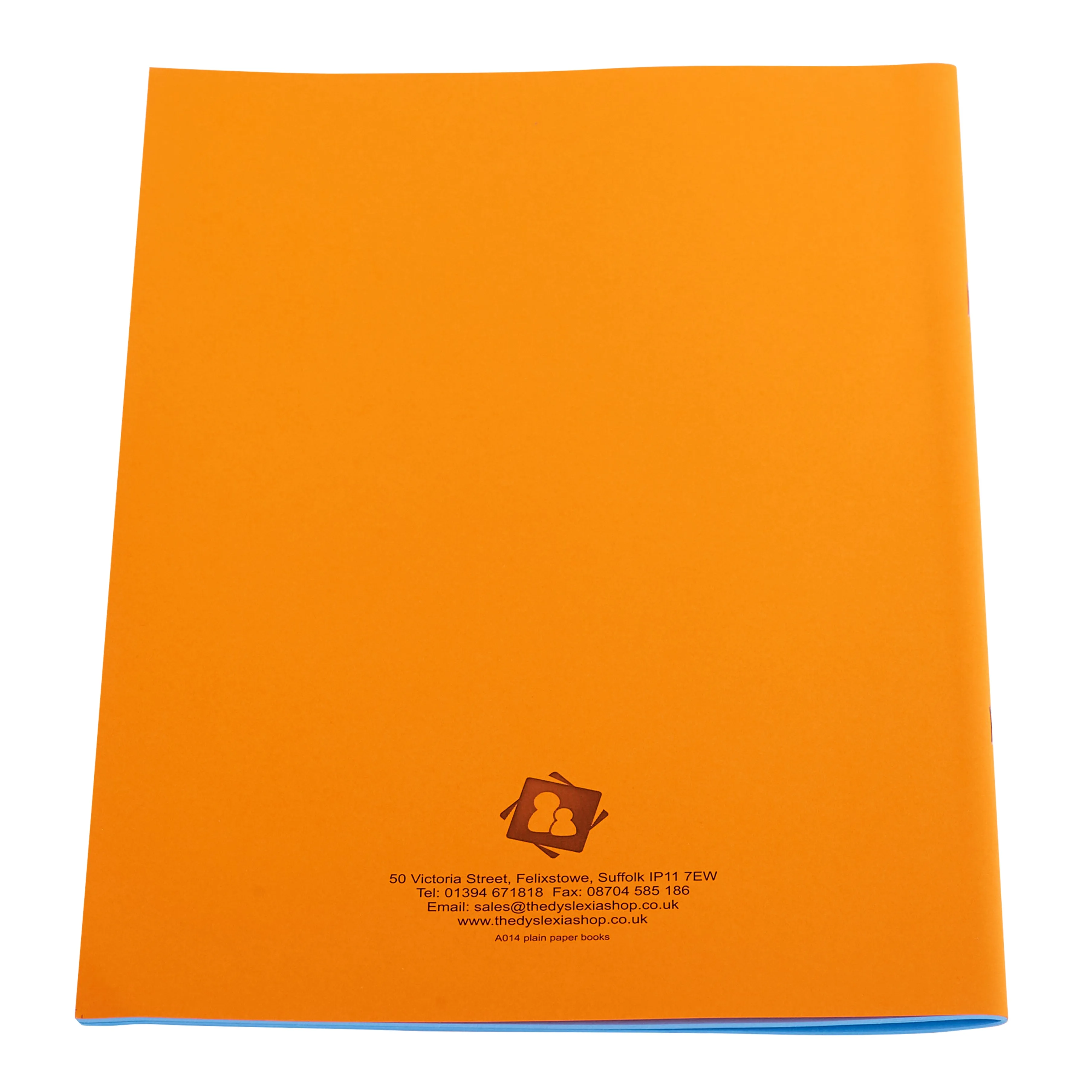 A4 - Plain Tinted Paper - Exercise Books (Orange Cover)