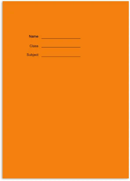 A4 White Paper Exercise Book 10 mm Squared- 48 Pages