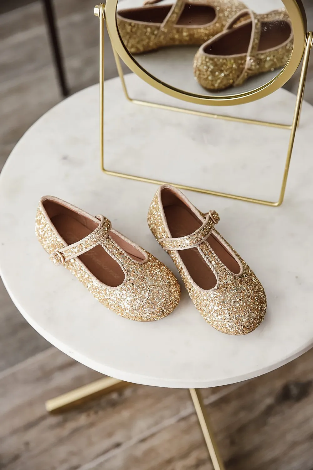 Abigail Glitter Gold