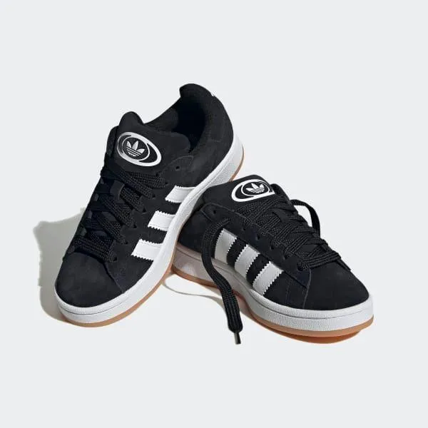 Adidas Kid's Campus 00S Shoes - Core Black / Cloud White / Cloud White