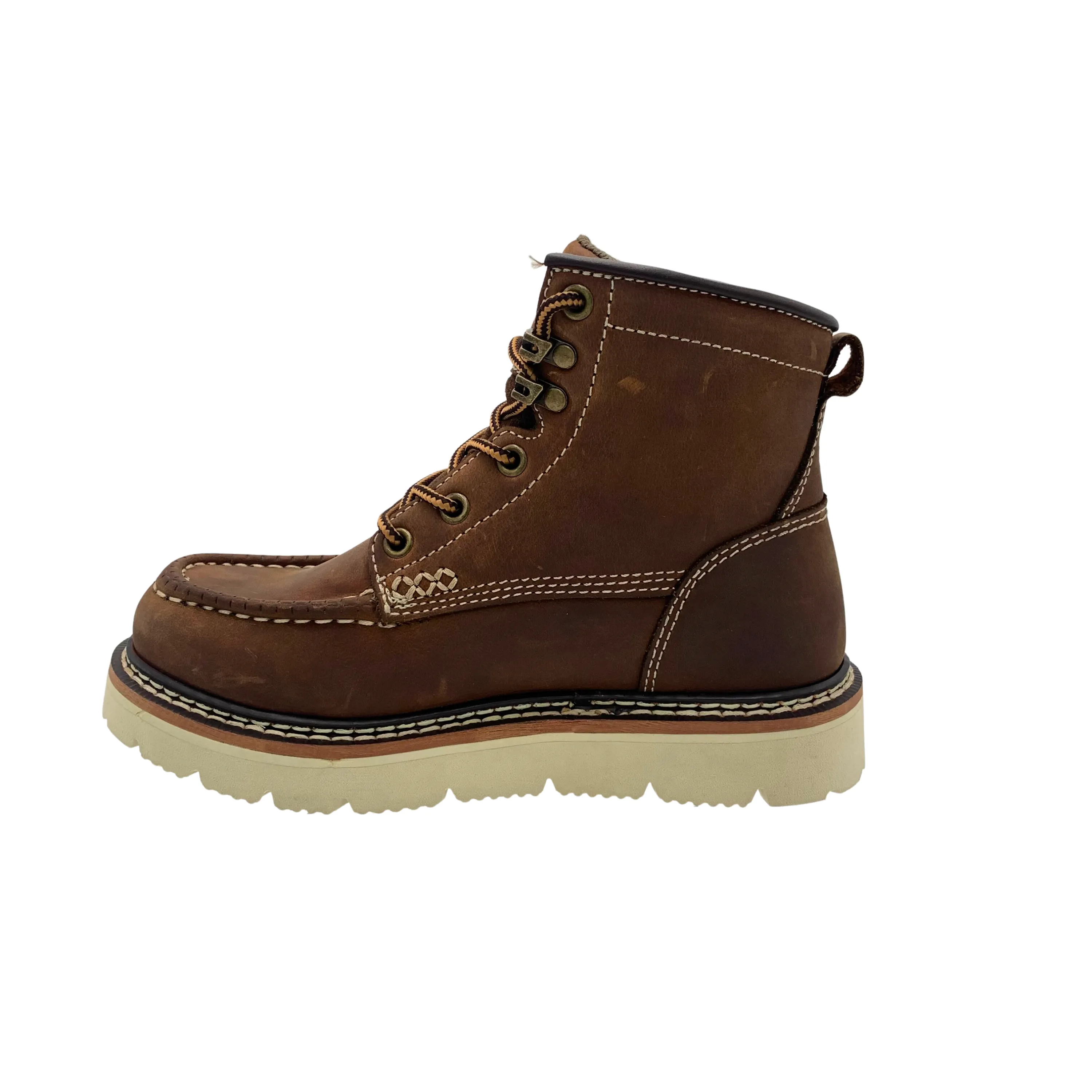 AdTec Women Brown Ladies Legacy 6" Moc-Toe