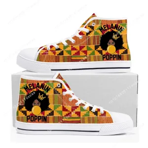 African Ethnic Culture Design High Top Sneakers