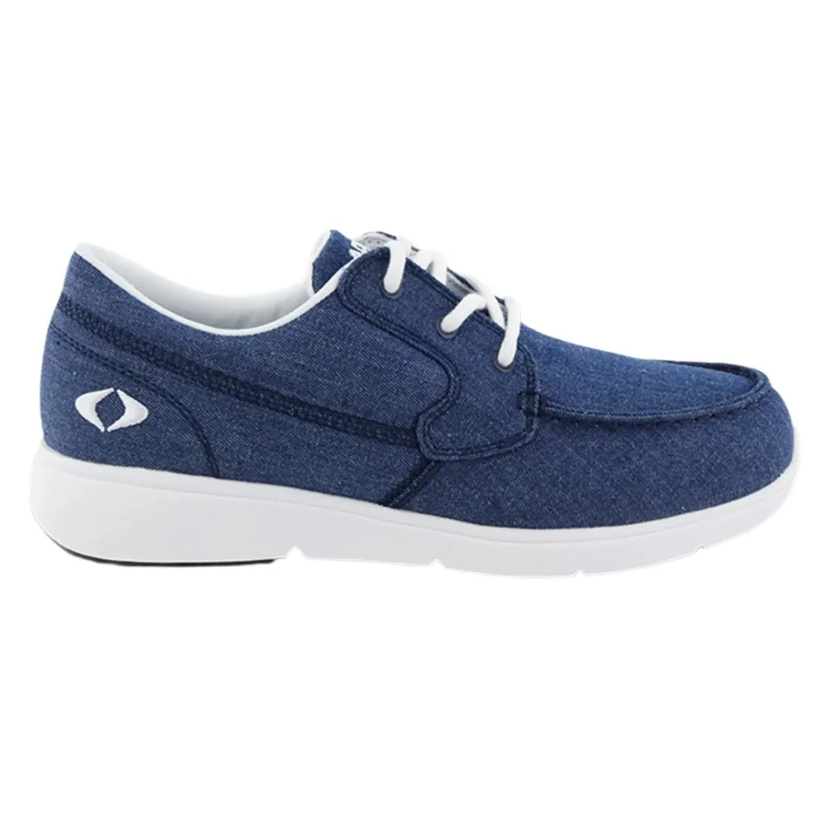 Apex X2240W Women's Moc Toe Lace Canvas In Navy