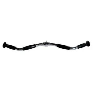 Apollo Athletics 28" Revolving Curl Bar with Rubber Grip