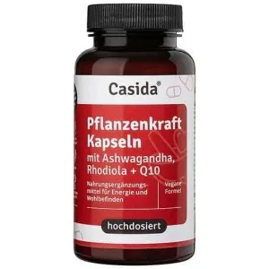 ASHWAGANDHA, RHODIOLA, Q10 plant power capsules