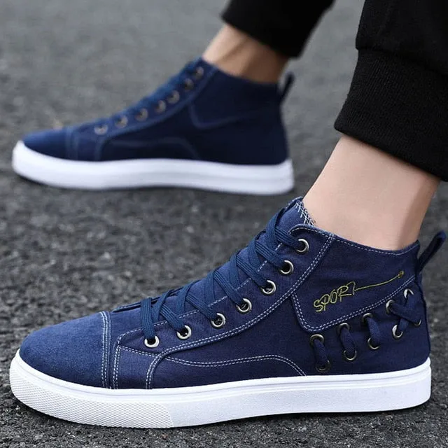 Autumn Sneakers Designer Cross Tied High Top Casual port Canvas Shoes Sneakers