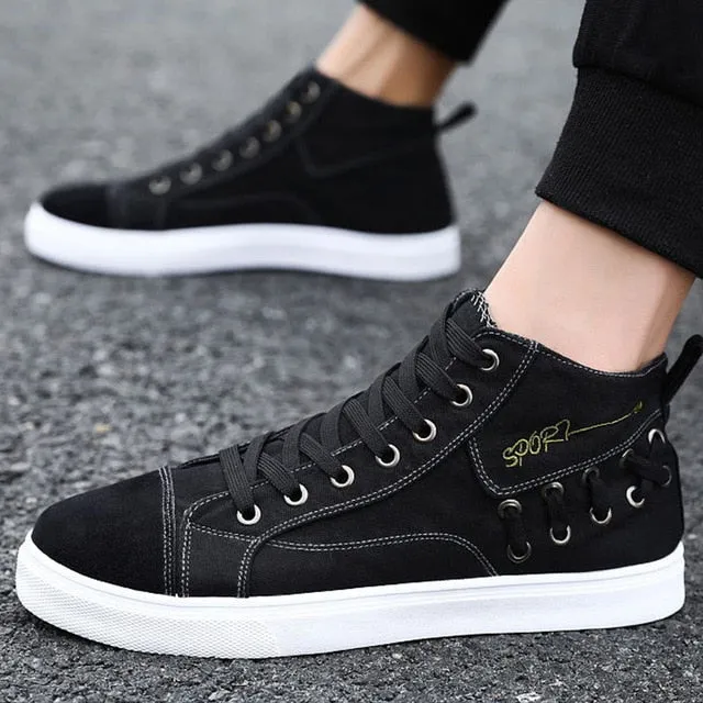 Autumn Sneakers Designer Cross Tied High Top Casual port Canvas Shoes Sneakers