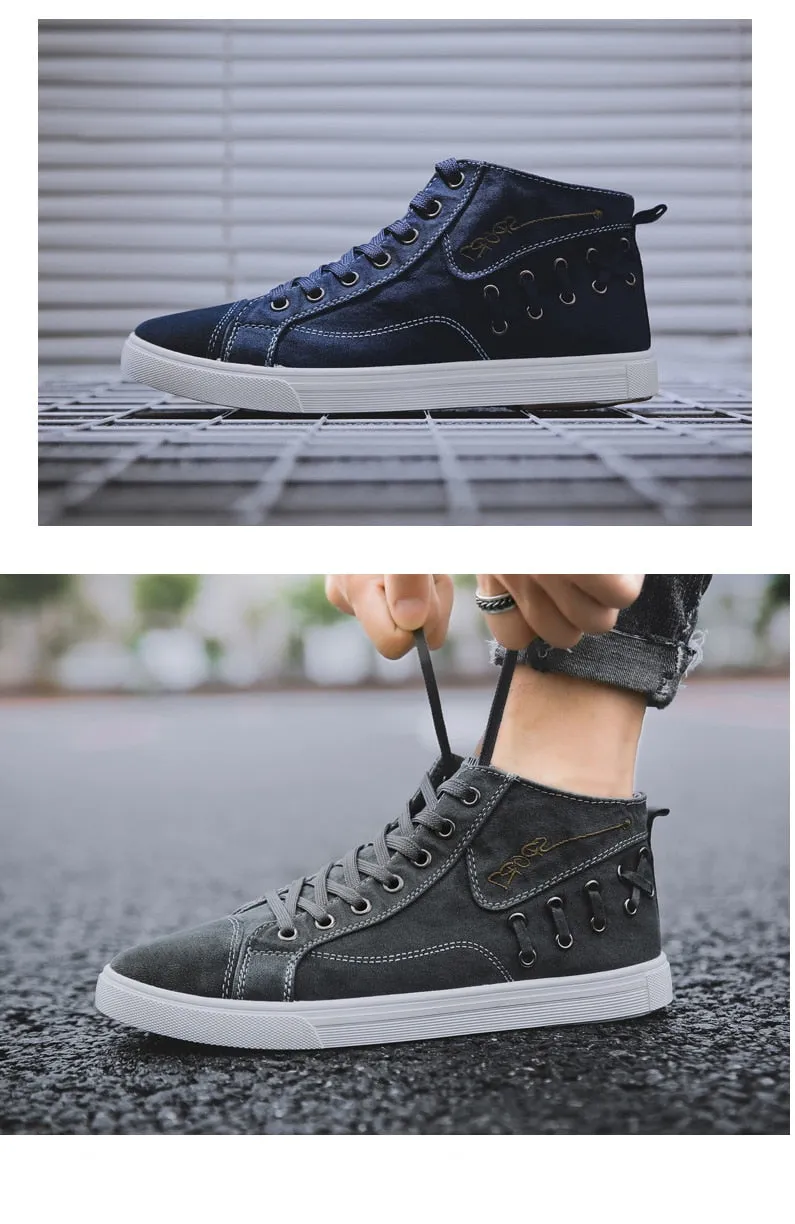 Autumn Sneakers Designer Cross Tied High Top Casual port Canvas Shoes Sneakers