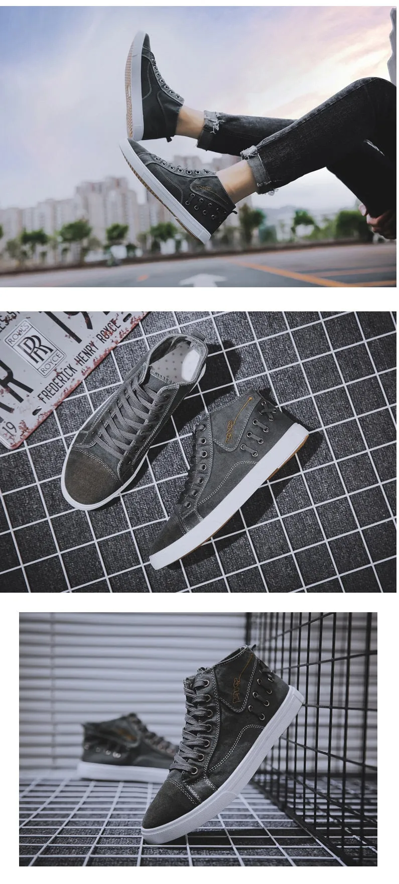 Autumn Sneakers Designer Cross Tied High Top Casual port Canvas Shoes Sneakers