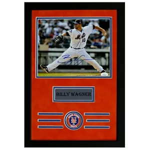 Billy Wagner Hand Signed & Framed 8x10 Photo (JSA)