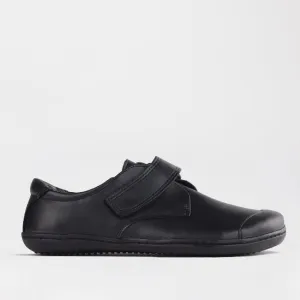 Boys Velcro School Shoe in Black Sizes 34-38 - 7814