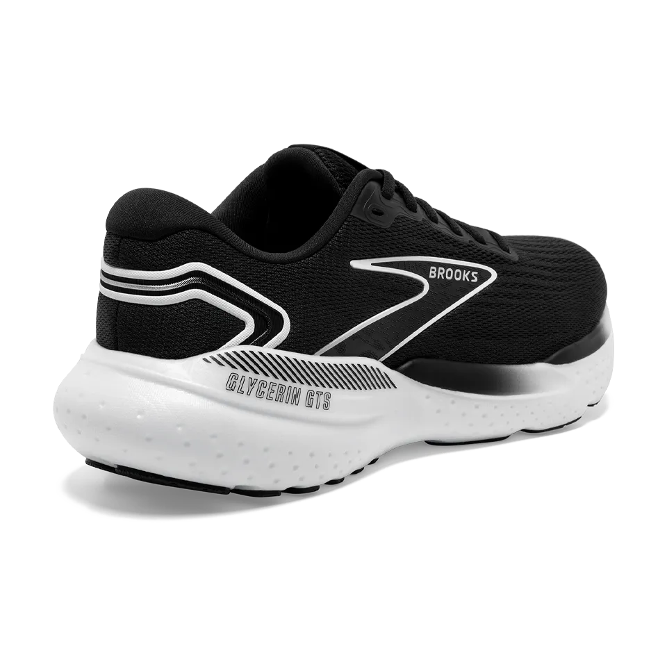 Brooks Women's Glycerin 21 GTS B Width Black/Grey/White