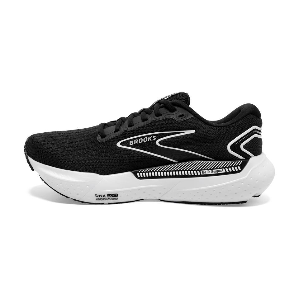 Brooks Women's Glycerin 21 GTS B Width Black/Grey/White