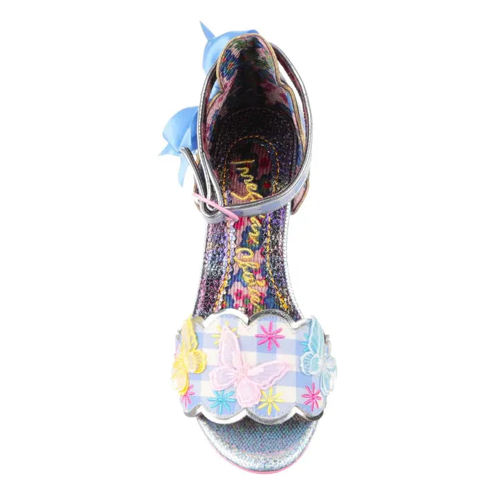 Butterflies and Bows in blue by Irregular Choice