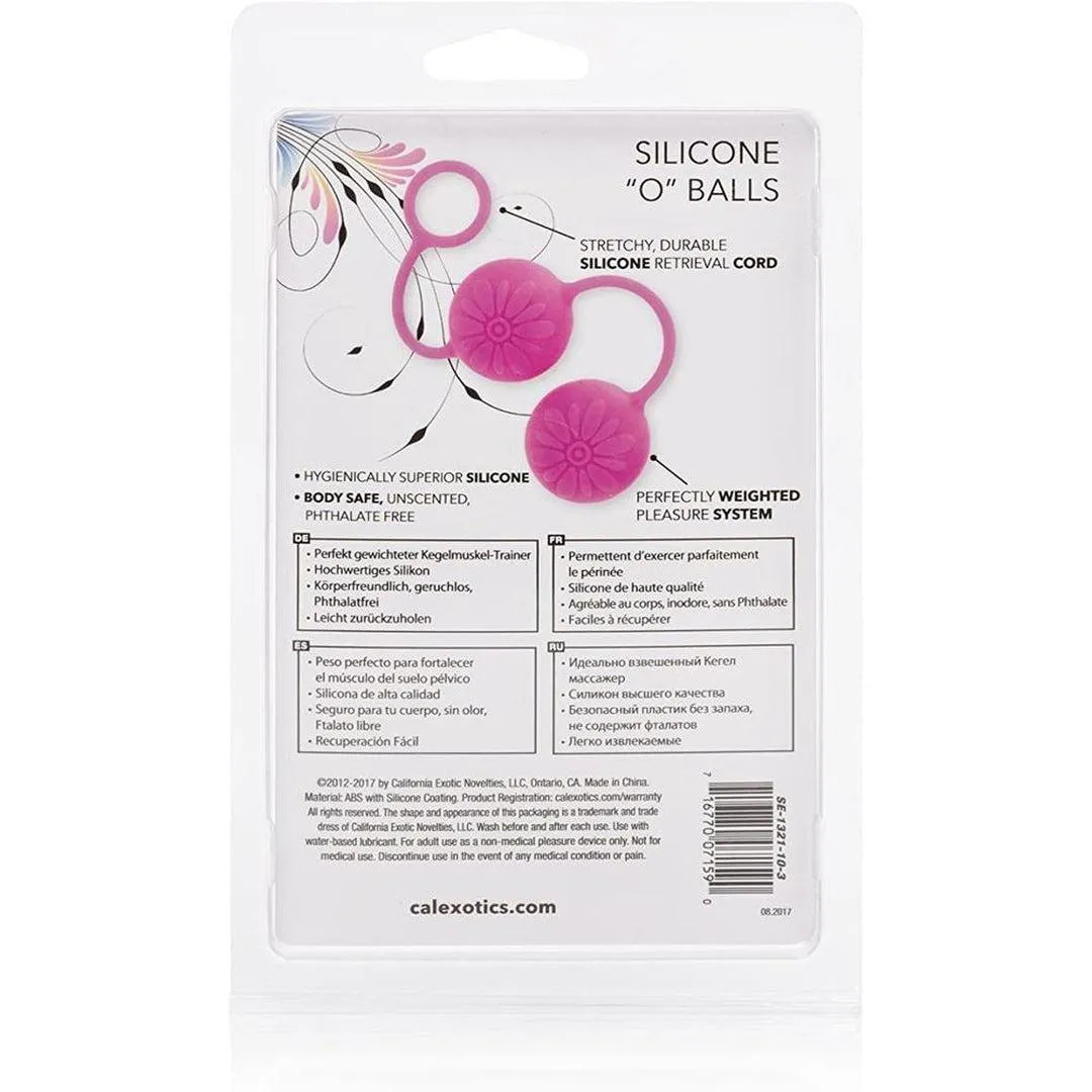 Cal Exotic Posh Silicone 'O' Balls - Ben Wa Kegel Weights