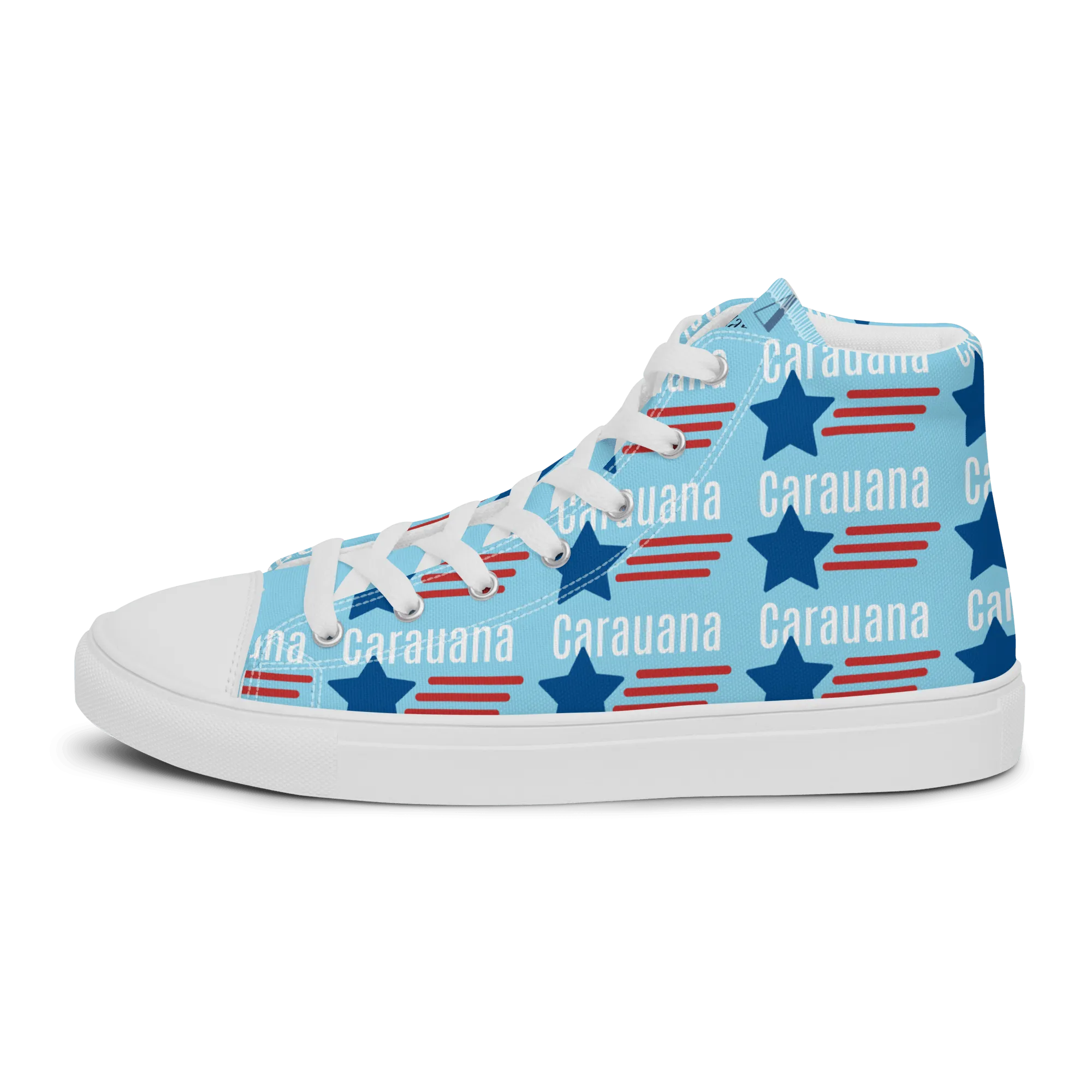 CARAUANA Hip Hop canvas shoes sky blue USA