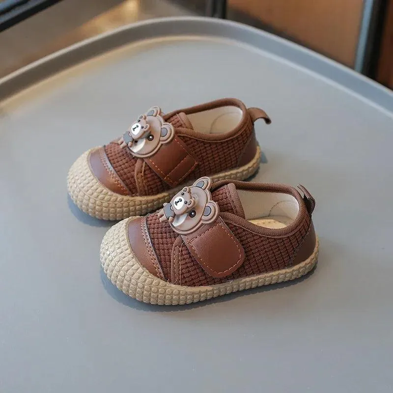 Children's Casual Shoes - Bear Cartoon Flat - TSS296