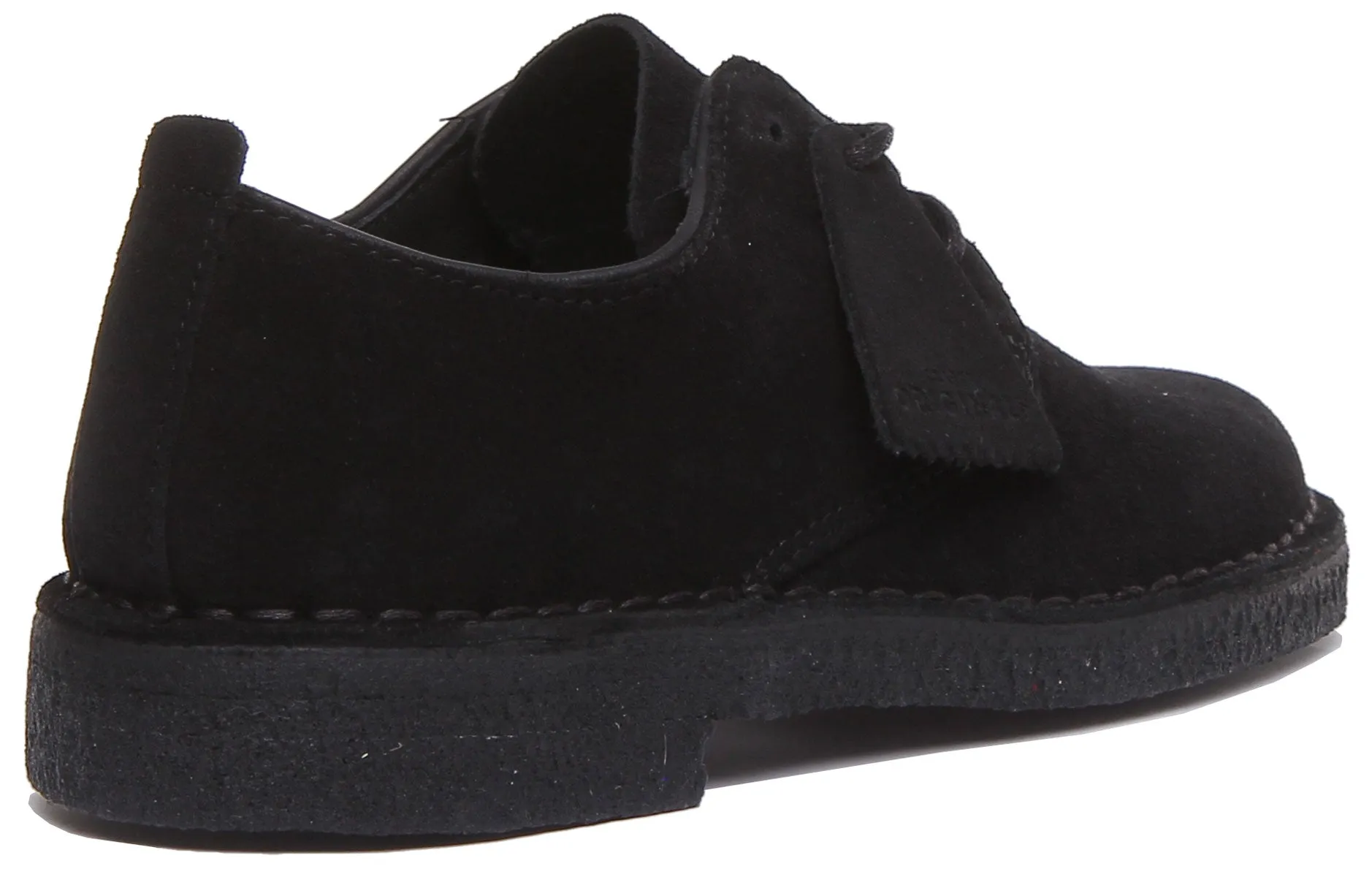 Clarks Originals Desert London In Black Suede