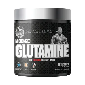 Dexter Jackson Black Series Micronized Glutamine - 60 Servings, 300gm | Muscle Recovery and Immune Support - Essential Amino Acid