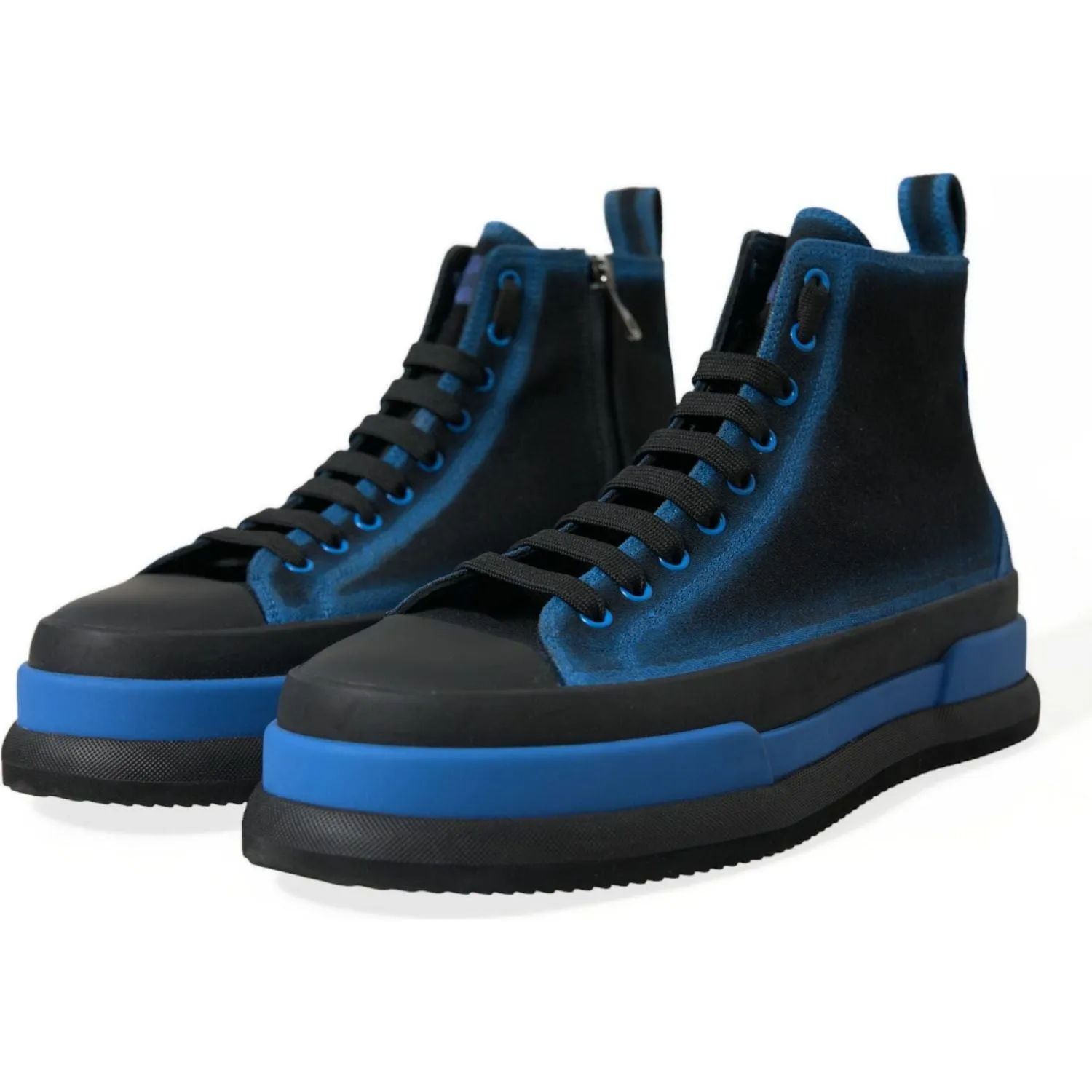 Dolce & Gabbana Elegant High-Top Canvas Sneakers