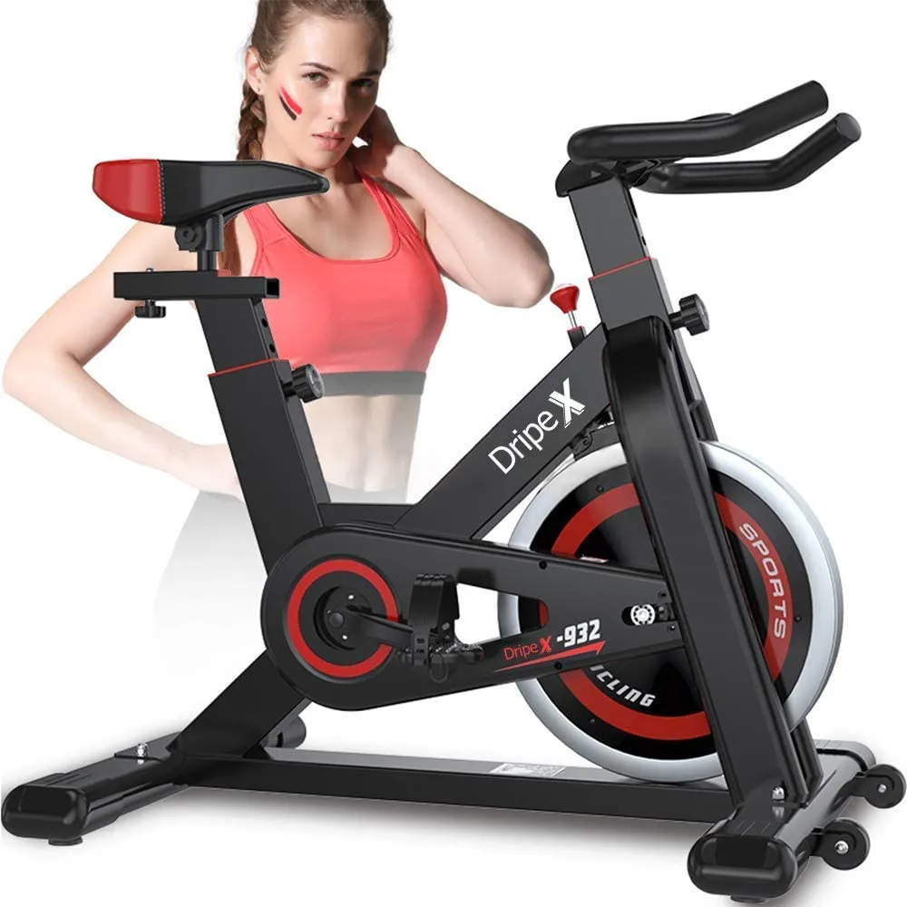 Dripex Upright Exercise Bikes/Indoor Studio Cycles【2020 Model,932】