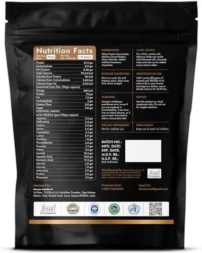 Dr.Nutrinect Whey Protein Concentrate | 21.9g Protein | Muscle Building & Recovery Faster Absorption | Boosts Stamina | Chocolate Flavor, 420g (Pack of 1)