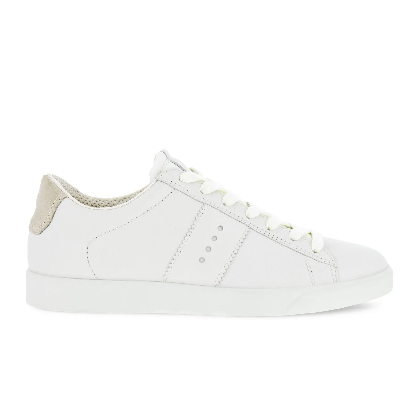 ECCO Street Lite Retro Sneaker (Women) - White/Shadow White