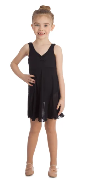 Elowel Kids Girls Empire Leotard Dress  (Size 2-14 Years) Multiple Colors