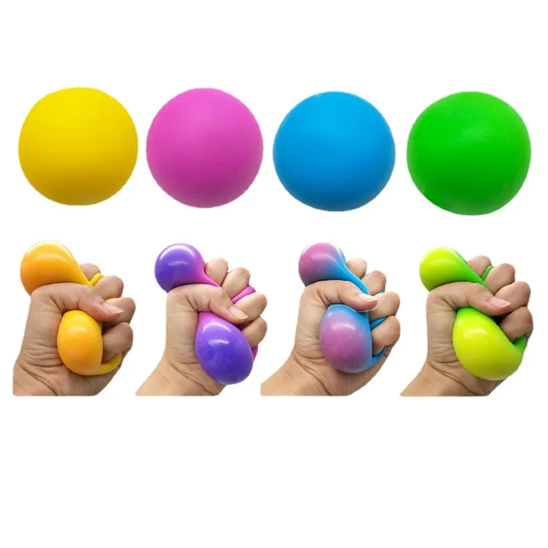 Exotic TPR Slow Rebound Soft Rubber Toy Children Adult Squeeze Ball Stress Relief Toy