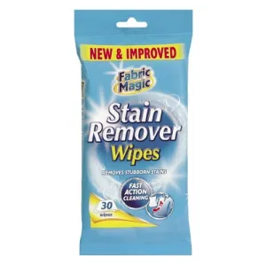 Fabric Magic Stain Remover Wipes x30