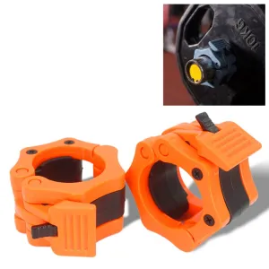 Fast Austrian Bar Chuck Lock Barbell Plastic Buckle, Diameter: 50mm (Orange)