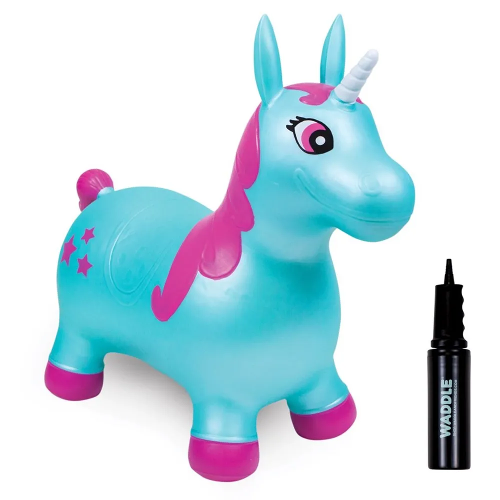 Flybar Waddle Animal Hopper Unicorn