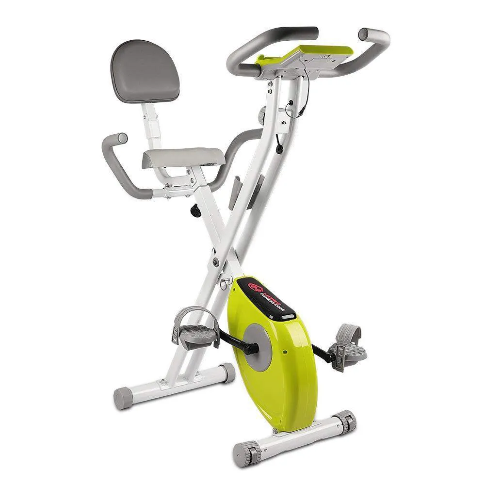 Foldable Fitness Bike 2-in-1 Upright and Recumbent Bike