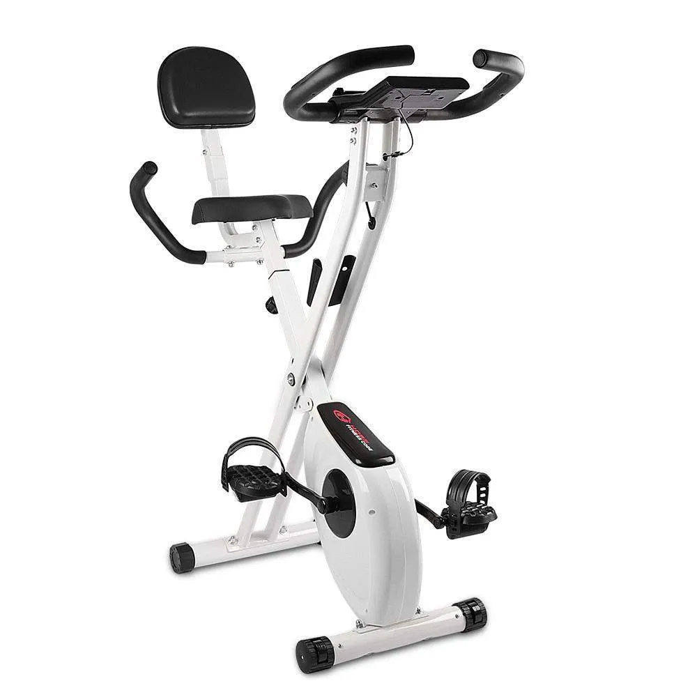 Foldable Fitness Bike 2-in-1 Upright and Recumbent Bike