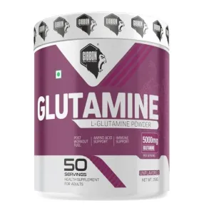 Gibbon L-Glutamine Gym Powder Unflavoured Supplement For Men & Women, 500gm