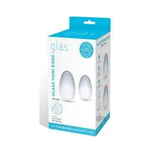 Glas 2-piece Glass Yoni Egg Set