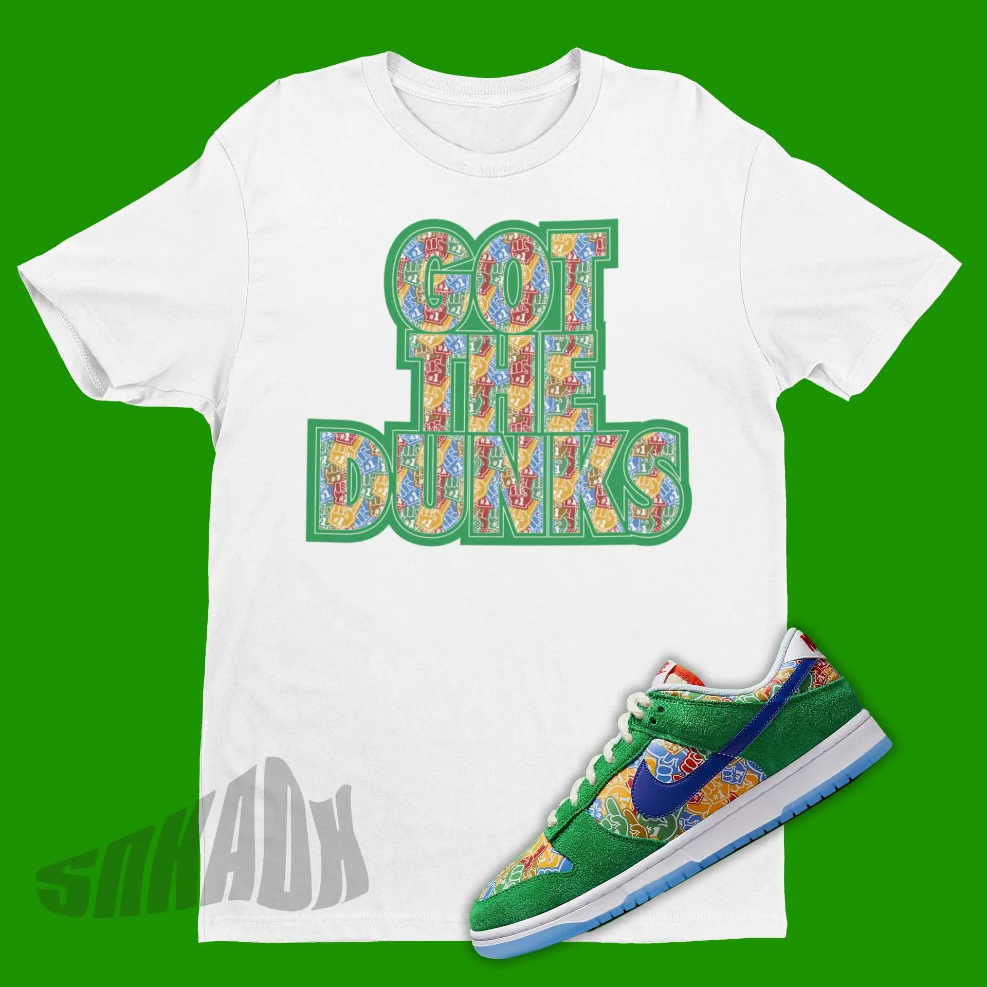 Got The Dunks Shirt To Match Nike Dunk Low Foam Finger