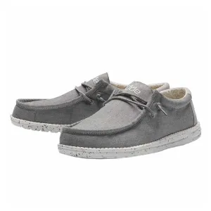 'Hey Dude' Men's Wally Chambray - Frost Grey