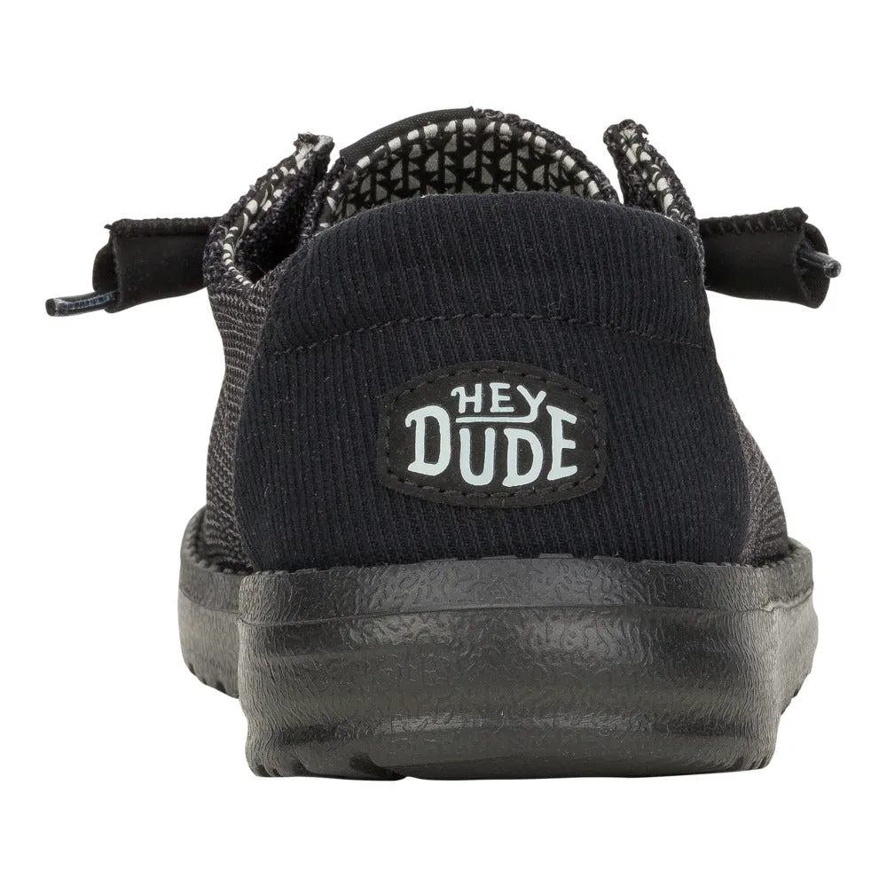 'HEY DUDE' Women's Wendy Stretch - Black / Black