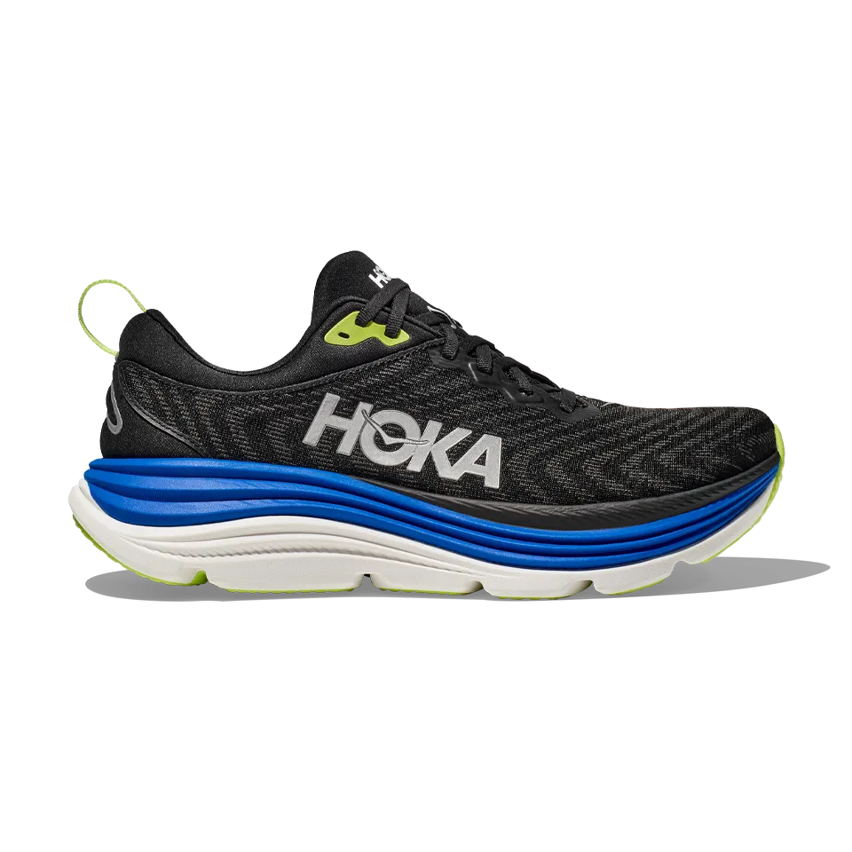 HOKA Men's Gaviota 5 Black/Electric Cobalt