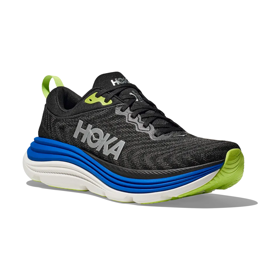 HOKA Men's Gaviota 5 Black/Electric Cobalt