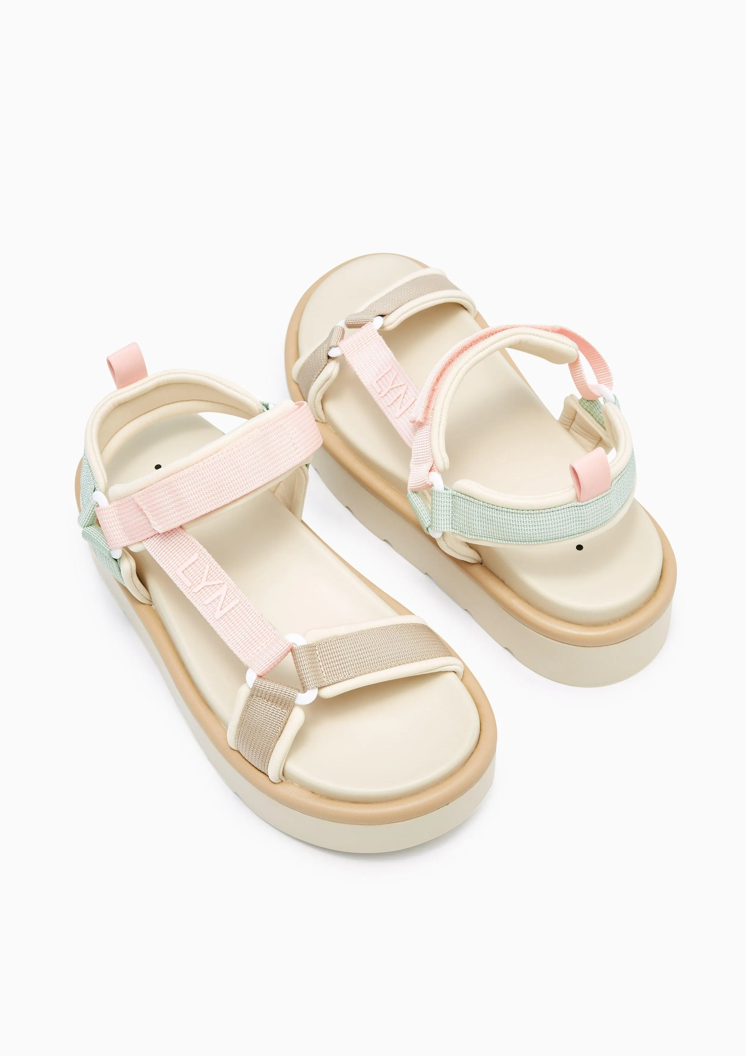 Hunter Multi Platform Sandals Pink