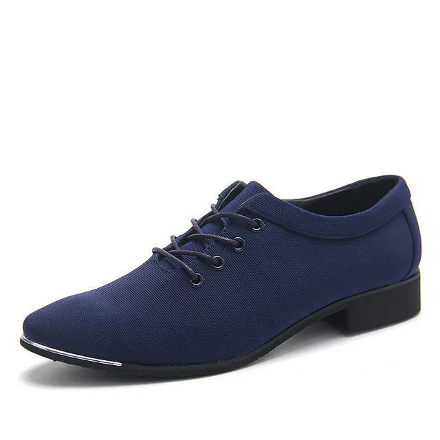 Italian Style Casual Canvas Formal Shoes