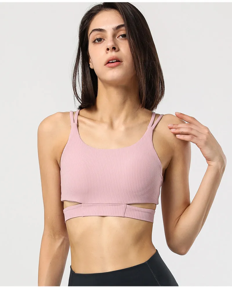 Lace up Sports Underwear Sports Bra