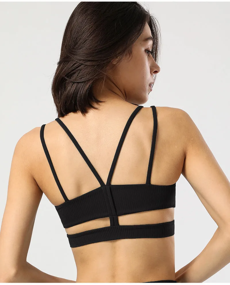 Lace up Sports Underwear Sports Bra