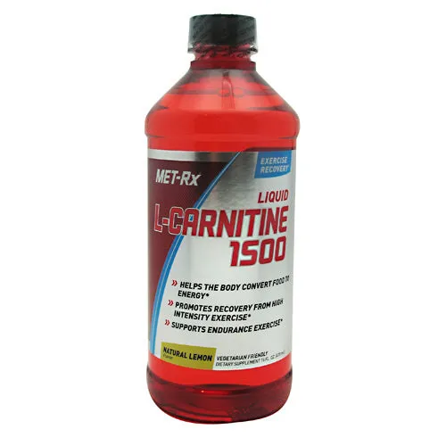 Liquid L-Carnitine Natural Lemon 16 oz By Met-Rx